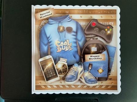 Male Jeans Print Card For All Occasions Mini Kit  by Jennie Settle