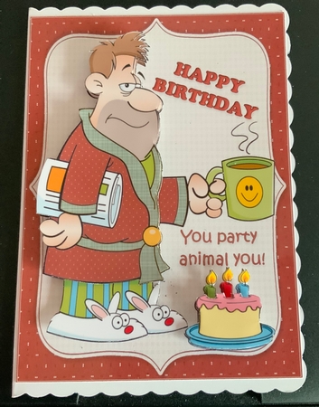 Ken the party animal insert by Jennie Settle