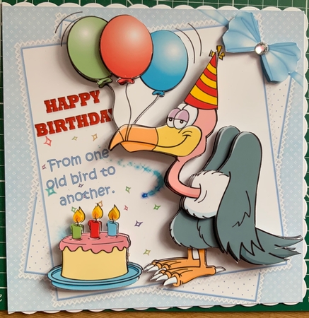 8x8 from one old bird to another mini kit by Jennie Settle