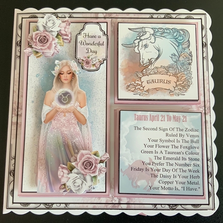 Fabulous Taurus - Zodiac Mini Page Kit by Jennie Settle