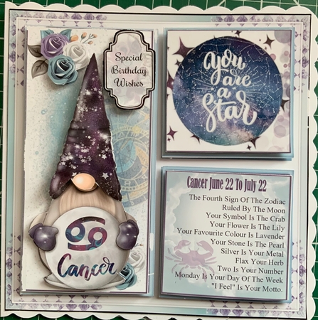 Cancer - Gnome Zodiac Mini Page Kit    by Jennie Settle