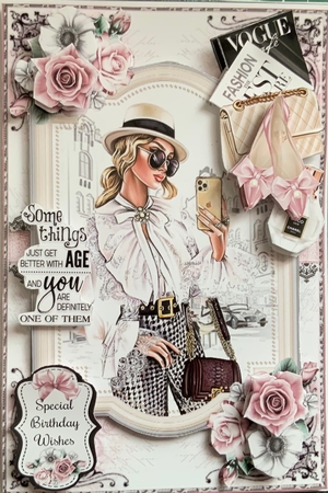 Glamour And Style 02 Mini Page Kit  by Jennie Settle
