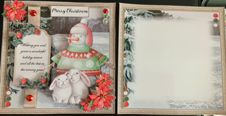 Christmas Winter Snow Man 2 by Jennie Settle