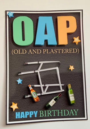 OAP (Old and Plastered) by Jennie Settle