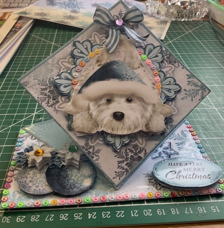 Christmas Westie Spring Top- MiniKit-1 by Jennie Settle