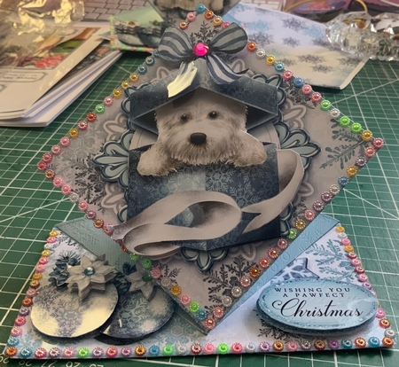 Christmas Westie Spring Top- MiniKit-2 by Jennie Settle