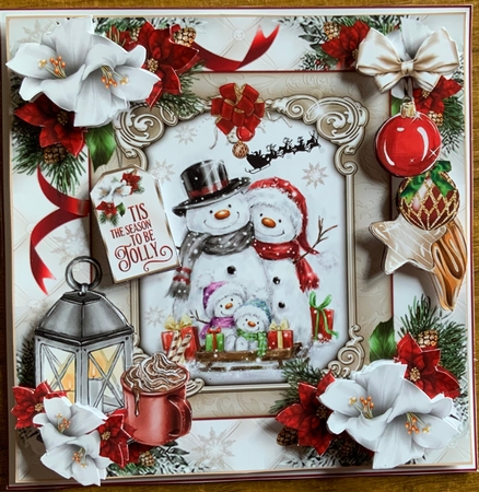 Snowman Family Mini Page Kit by Jennie Settle