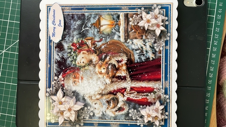 Christmas Cheers (Blue) Bumper Kit #1 by Jennie Settle