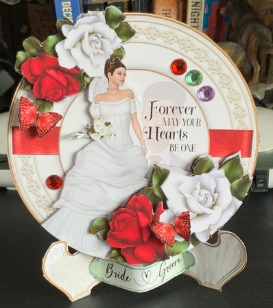 Wedding Plate two  by Jennie Settle