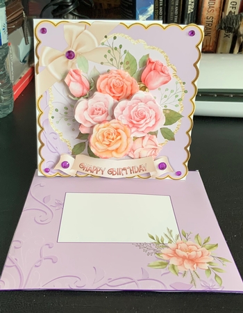 A Bunch of Roses - Multi Occasions Card  by Jennie Settle