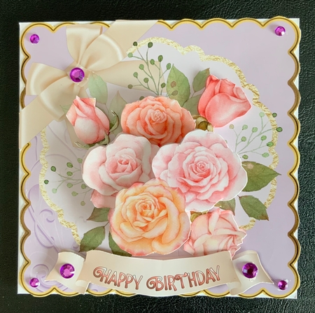 A Bunch of Roses - Multi Occasions Card  by Jennie Settle