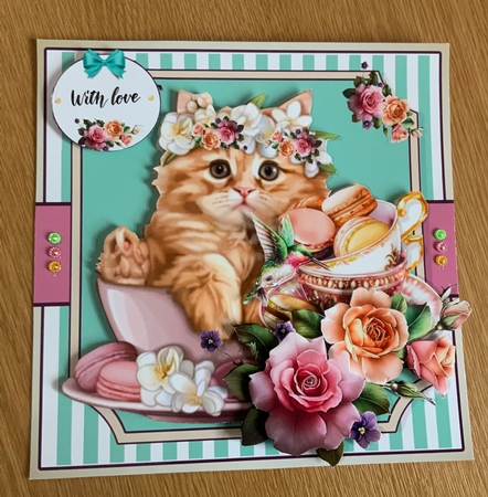 Tea Time 2 Kitten and Sweets by Jennie Settle