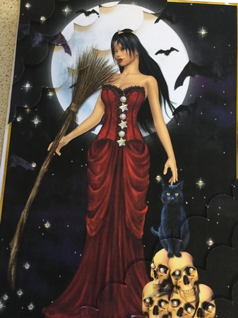Beautiful Witch Deckle Edge Stacker by Jennie Settle