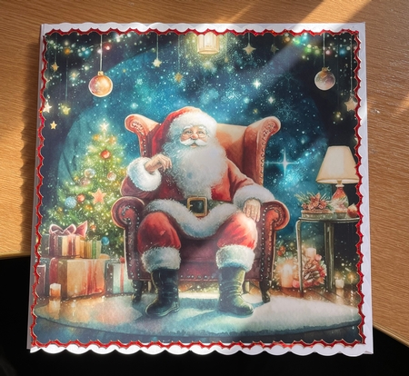 Santa Armchair by Jennie Settle