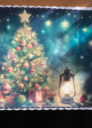 Retro Christmas Tree by Jennie Settle