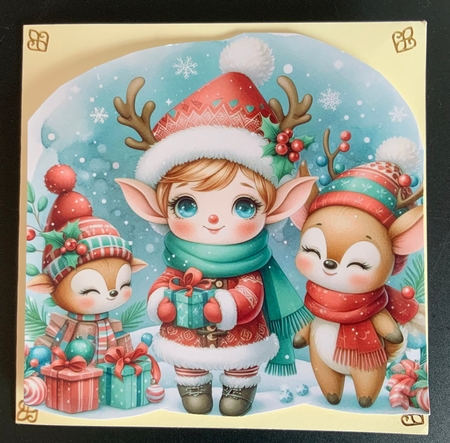  Whimsical  Christmas Elf by Jennie Settle