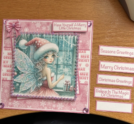 Winter Fairy #1 Mini Kit 7x7 by Jennie Settle