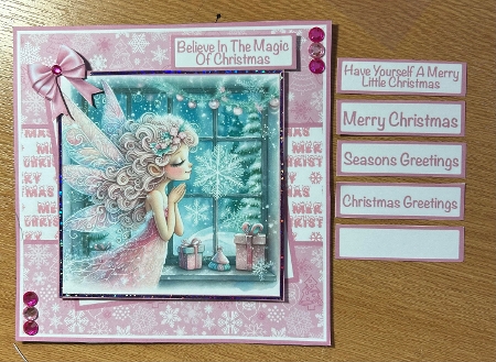 Winter Fairy #1 Mini Kit 7x7 by Jennie Settle