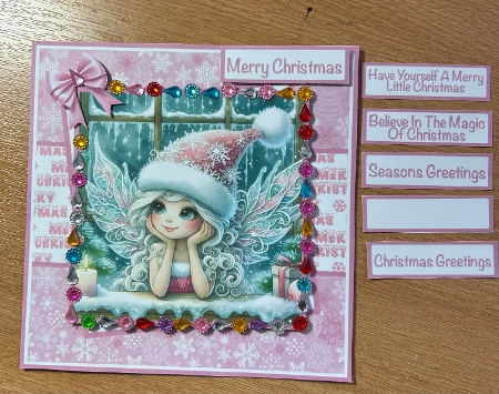 Winter Fairy #1 Mini Kit 7x7 by Jennie Settle