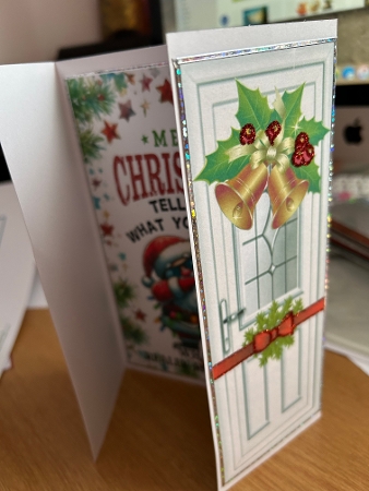 Santa With Funny Humour Gatefold For Christmas (ONE) by Jennie Settle