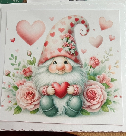 20+valentine /romantic gnomes card fronts CU PU by Jennie Settle