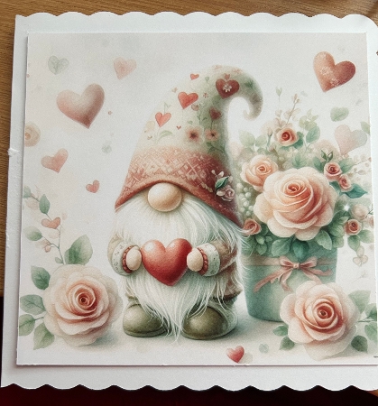20+valentine /romantic gnomes card fronts CU PU by Jennie Settle