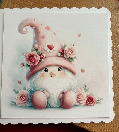 20+valentine /romantic gnomes card fronts CU PU by Jennie Settle