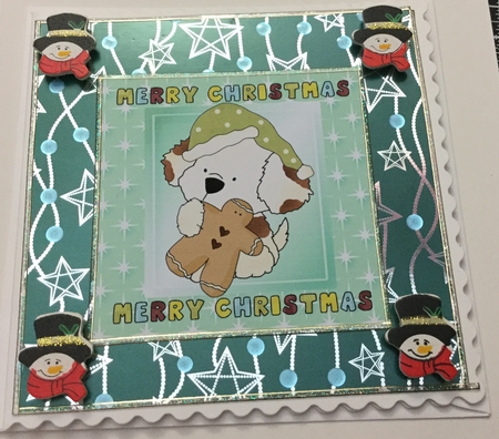 Merry Christmas Kitty Toppers by Jennie Settle