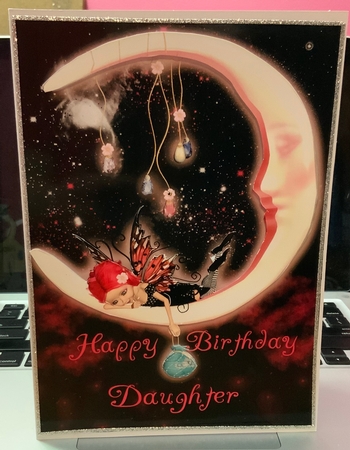 Daughter or Other Birthday Card with Fairy by Jennie Settle