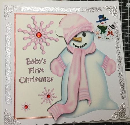 Baby Girl First Christmas by Jennie Settle