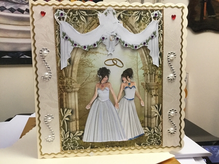 Wedding in the Wooded Glen - Two Brides by Jennie Settle