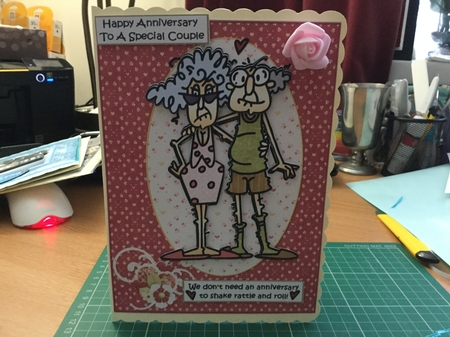 Stella and Gus Shake Rattle and Roll Anniversary by Jennie Settle