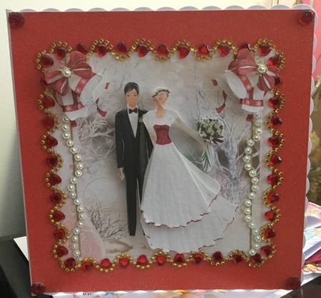 Christmas Wedding Bride and Groom Mini Kit by Jennie Settle