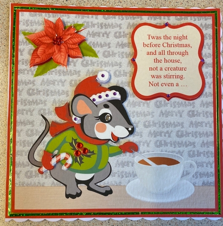 Twas the Night Before Christmas  -  Mouse Topper & Decoupage by Jennie Settle