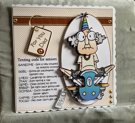 8x8 Gus Seniors Texting Code 2 Mini Kit by Jennie Settle