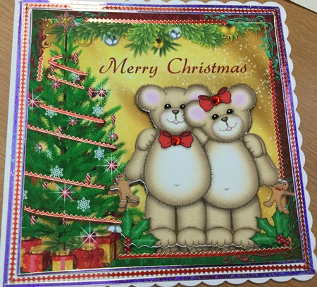 Red Green & Gold Christmas Bumper Kit by Jennie Settle