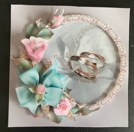 Tying The Knot 81 - Weddings & Handfastings - 3D Decoupage + Matching Insert & Tag  by Jennie Settle