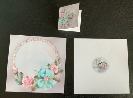 Tying The Knot 81 - Weddings & Handfastings - 3D Decoupage + Matching Insert & Tag  by Jennie Settle