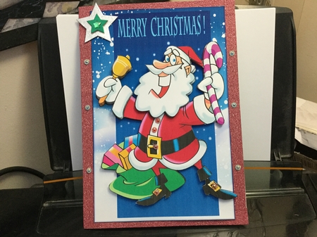 Happy Santa by Jennie Settle