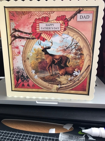 Majestic Stag Birthday/Fathers Day by Jennie Settle