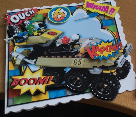 Lego Heroes Card Front Mini Kit.14 by Jennie Settle