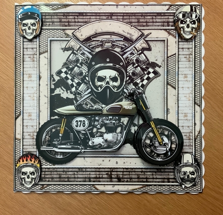 Riders 8x8 Decoupage Mini Kit by Jennie Settle