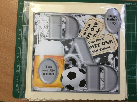 DAD - Beer & Football by Jennie Settle
