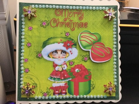 7x7 Christmas greetings bumper kit  by Jennie Settle