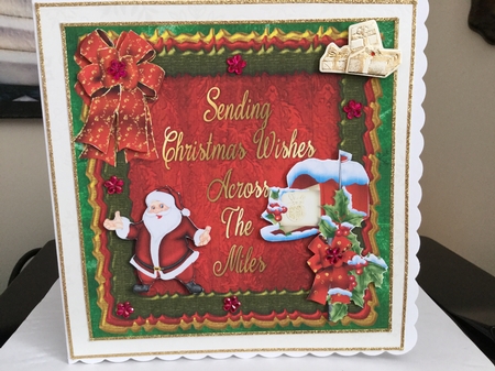 7x7 Christmas greetings bumper kit  by Jennie Settle