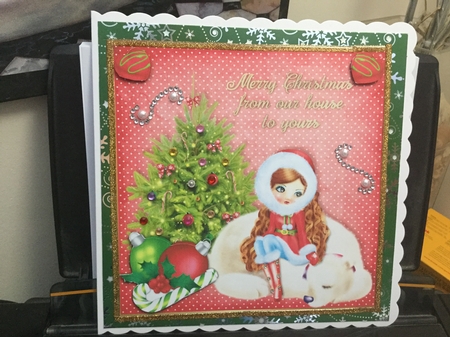 7x7 Christmas greetings bumper kit  by Jennie Settle
