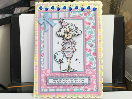 Stella - Dont Let Aging Get You Down (Shabby Chic Summer Colors) by Jennie Settle