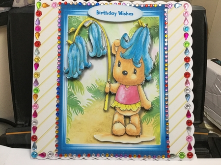 A5 Mini Kit Bluebell Bear by Jennie Settle