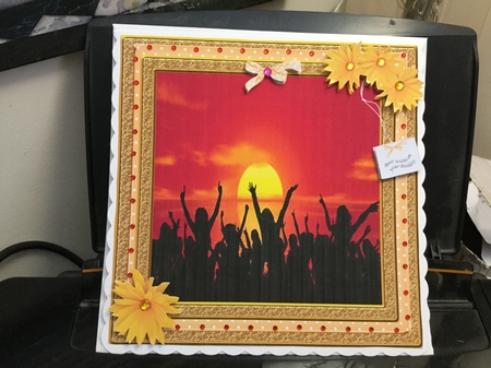 SUNSET BEACH PARTY MULTI SENTIMENTS by Jennie Settle