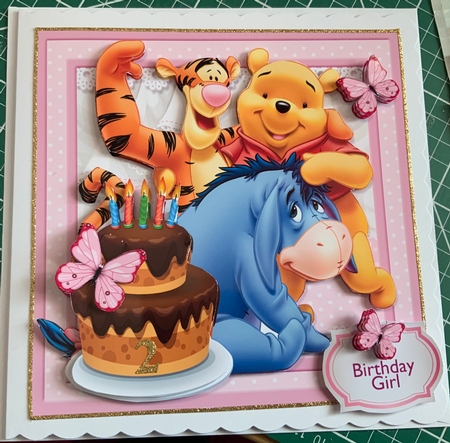 Winnie The Pooh Birthday Girl by Jennie Settle